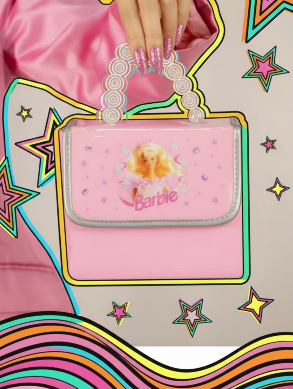 RARE 🎀 VTG 1980s Barbie™ Collector’s Mini Bag Top-Handle Handbag Barbiecore EVC